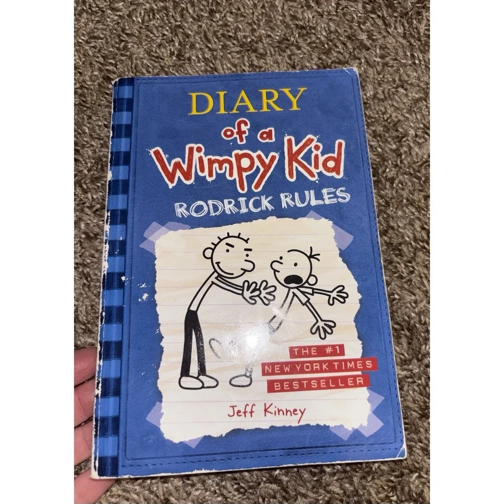 Diary of a Wimpy Kid PB Books by Kinney - Lot of 5 (1-3, 5, & 11)